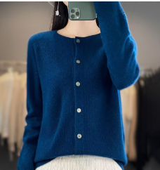 Prudence | Women's Winter Cardigan – Classic Buttoned Knit view 14