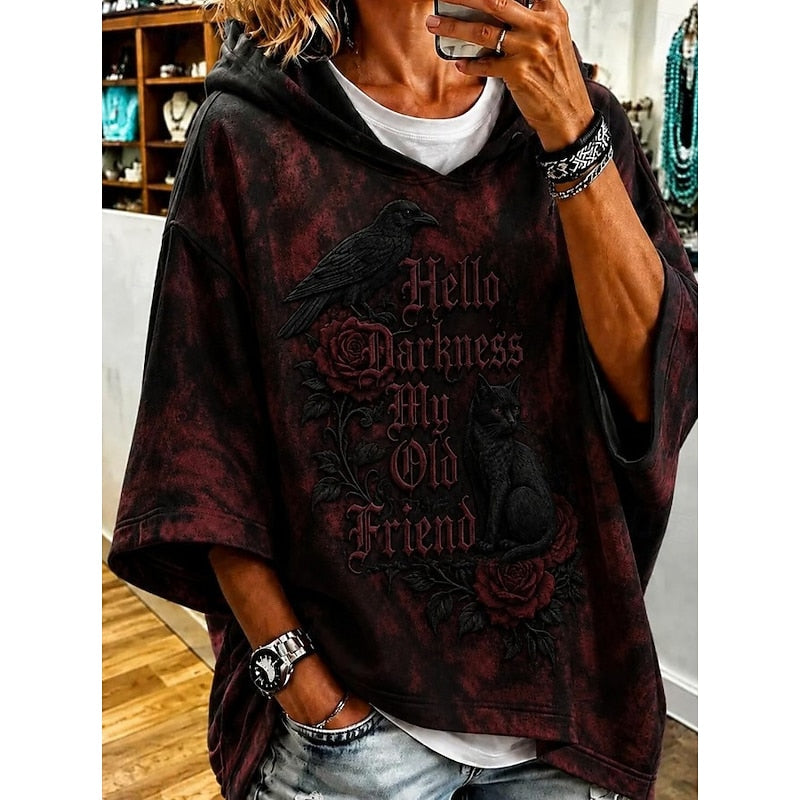 Esme | Women's Halloween Hoodie – Graphic Hooded Sweatshirt view 2