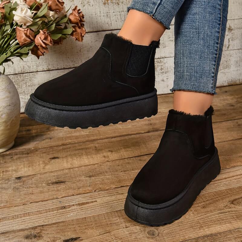 Wilhelmina | Platform Slip-On Boots view 5