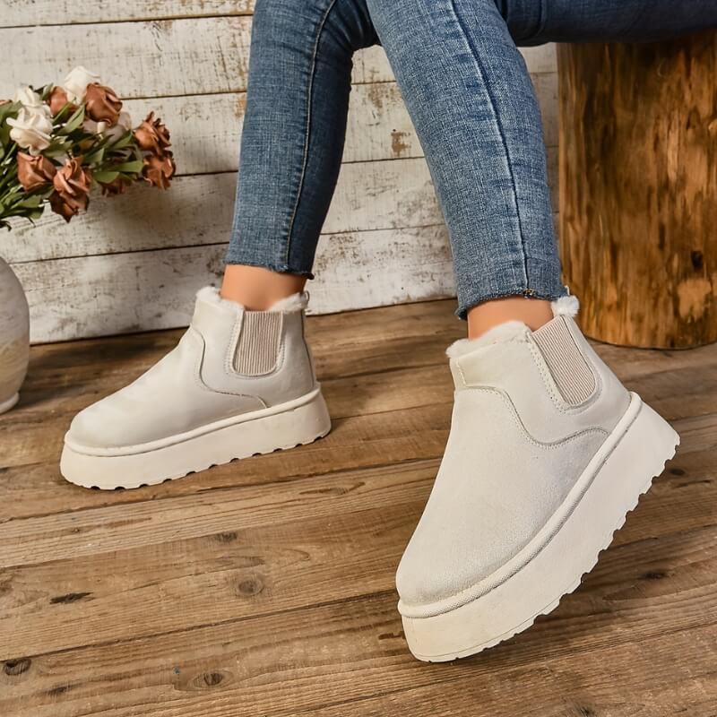 Wilhelmina | Platform Slip-On Boots view 4