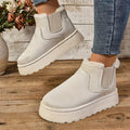 Wilhelmina | Platform Slip-On Boots