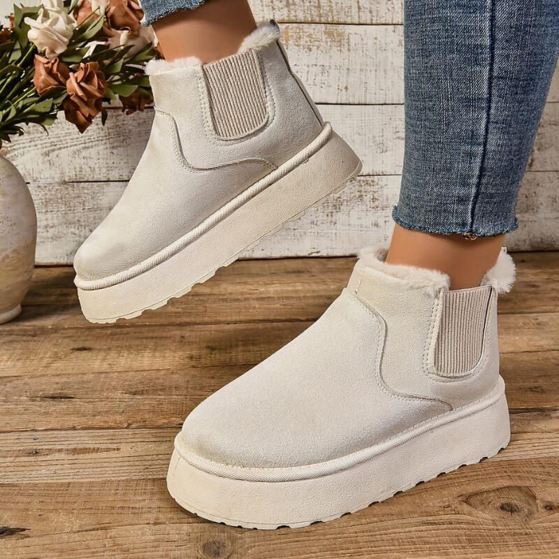 Wilhelmina | Platform Slip-On Boots view 3