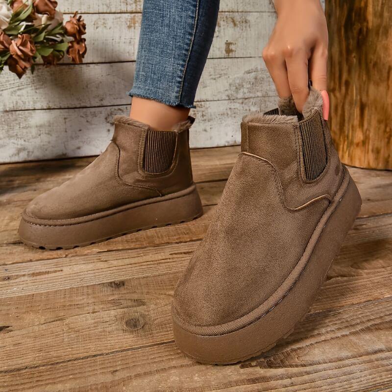 Wilhelmina | Platform Slip-On Boots view 8