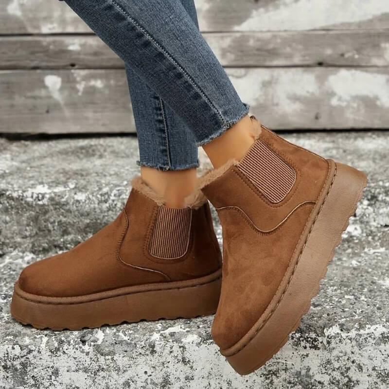 Wilhelmina | Platform Slip-On Boots view 10