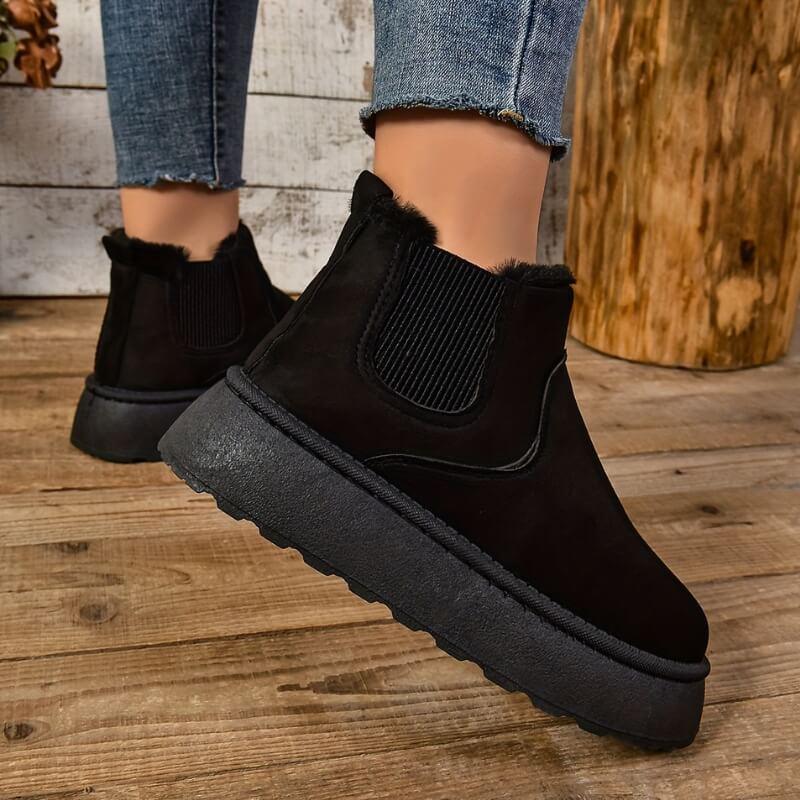 Wilhelmina | Platform Slip-On Boots view 6