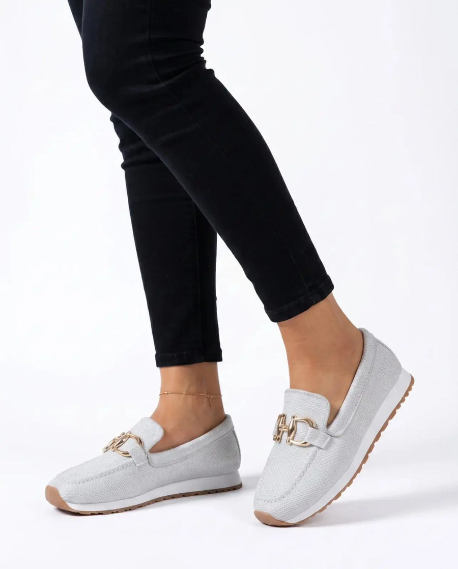 Naya | Woven Orthopedic Slip-On Loafers view 4
