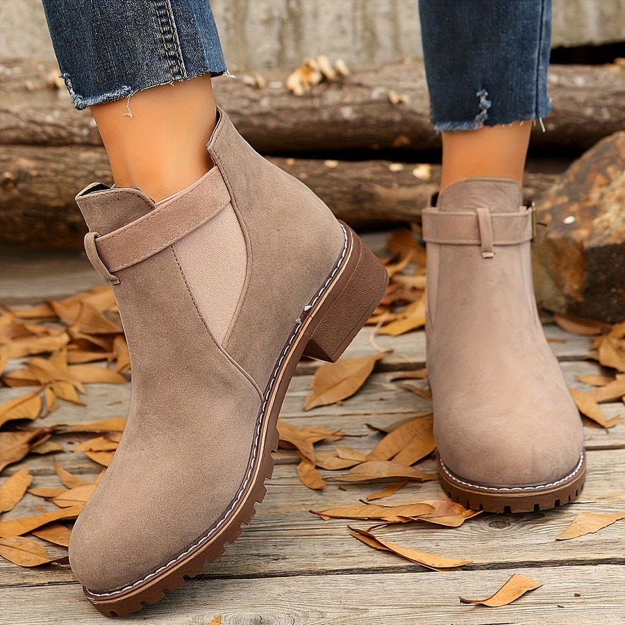 Nicolette | Chelsea Ankle Boot with Block Heel view 12