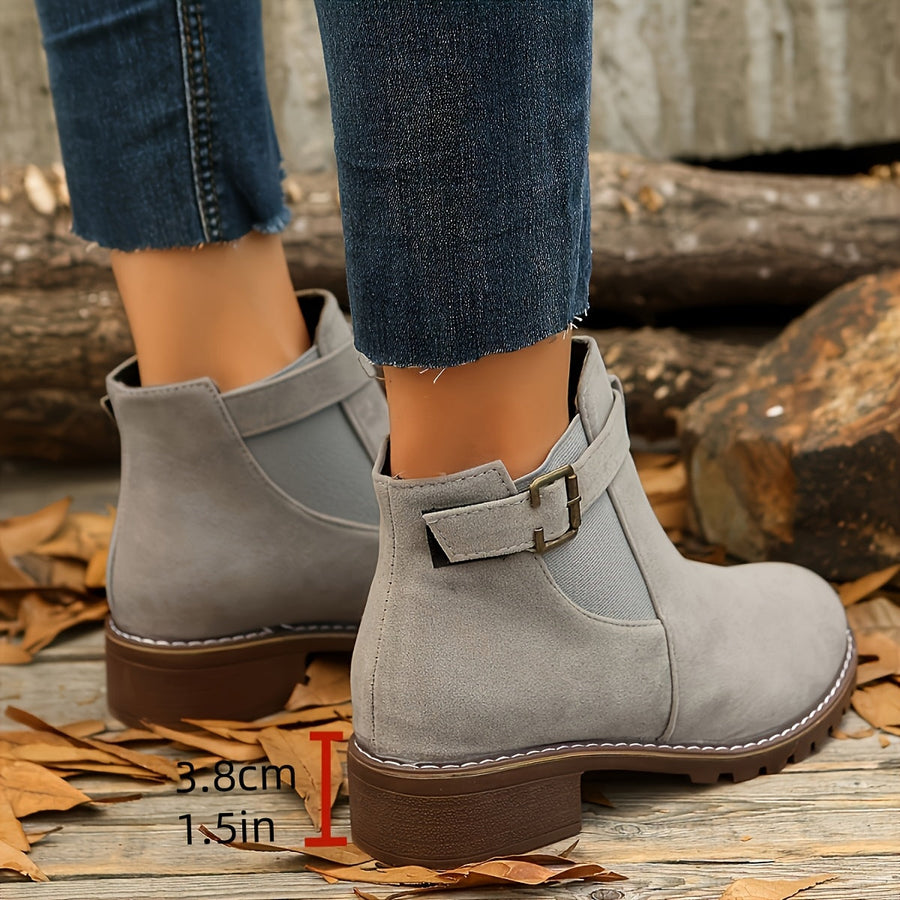 Nicolette | Chelsea Ankle Boot with Block Heel view 14
