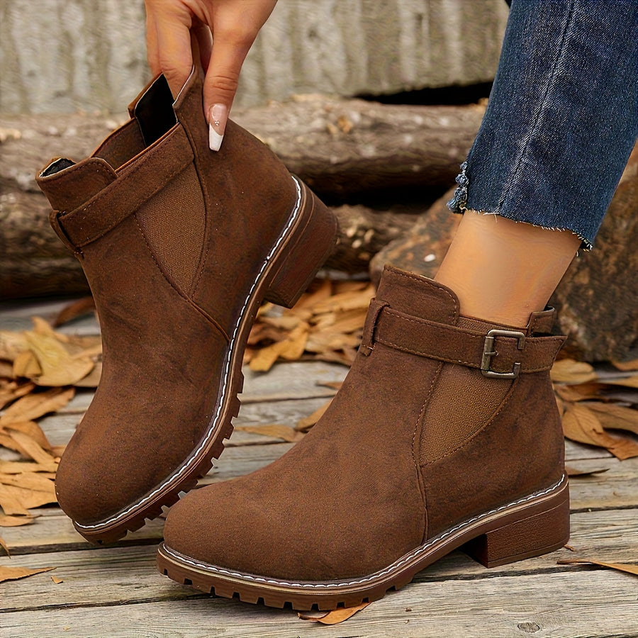 Nicolette | Chelsea Ankle Boot with Block Heel view 15