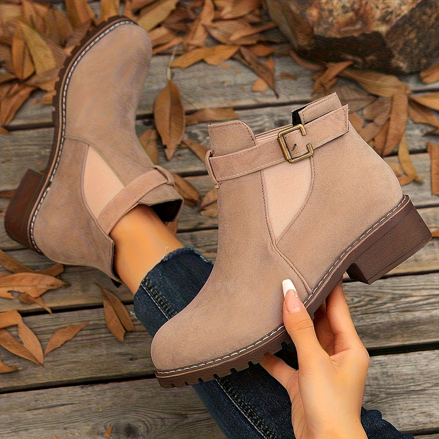 Nicolette | Chelsea Ankle Boot with Block Heel view 9