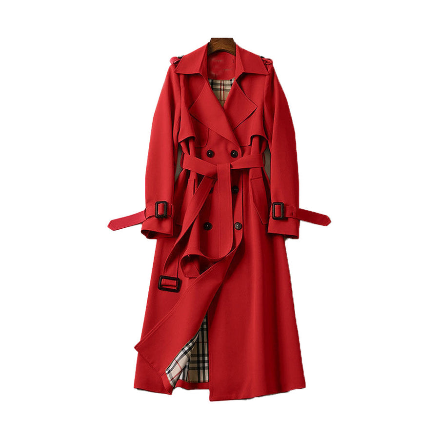 Eliza | Women's Trench Coat – Double-Breasted Belted Classic view 6