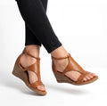 Lila | Knotted Orthopedic Wedge Sandals