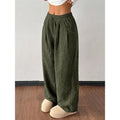 Georgina | Women's Wide Leg Pants – High Waisted Relaxed Palazzo Pants