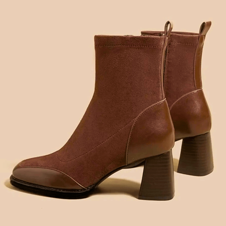 Vashti | Ankle-Length Shaft Block Heel view 3