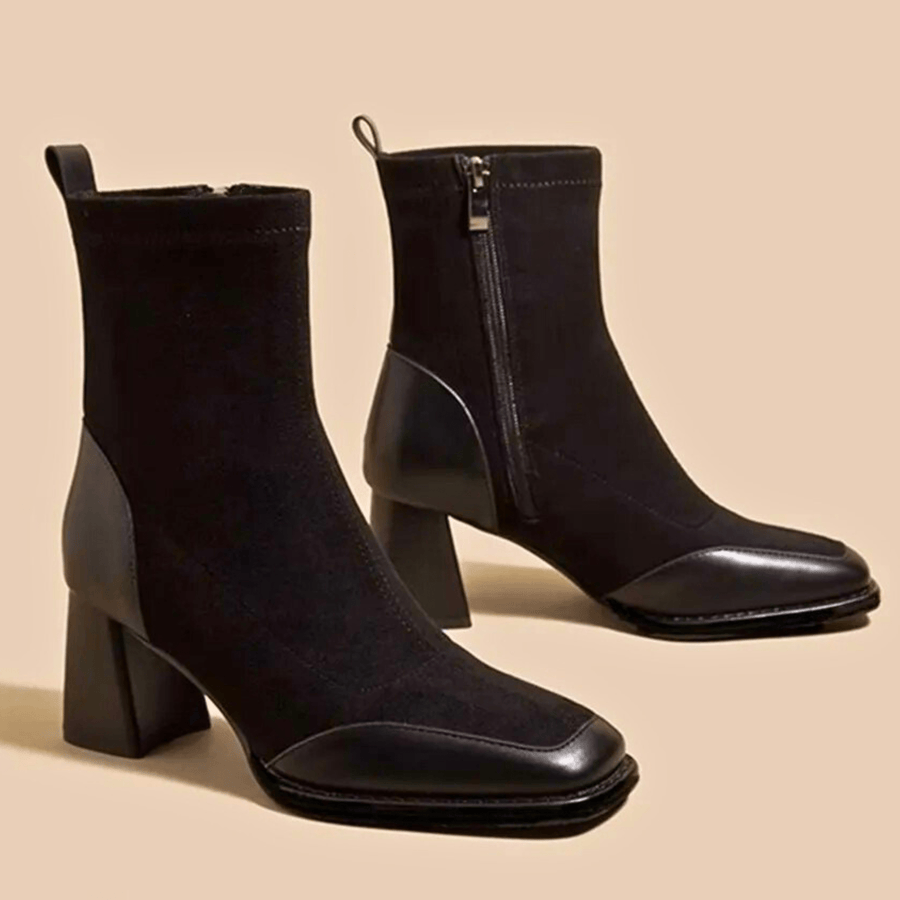 Vashti | Ankle-Length Shaft Block Heel view 5