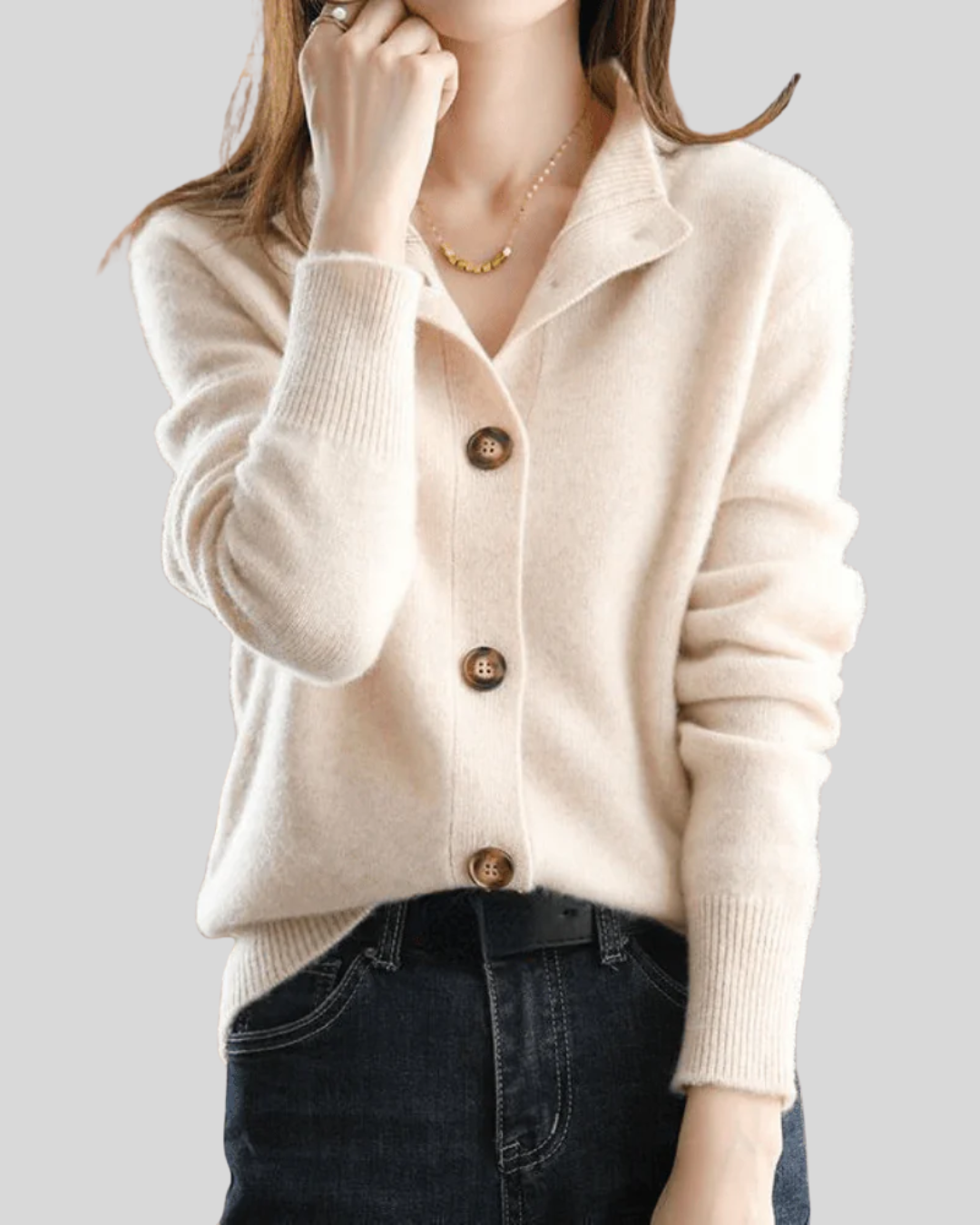Nadia | Women's Winter Cardigan – Button-Down