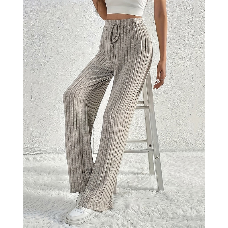 Paige | Women's Wide Leg Pants – High Waisted Flowy Trousers view 4