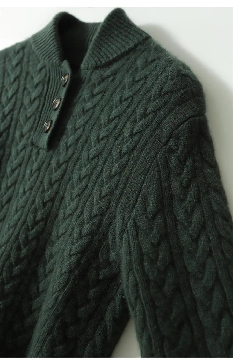 Ophelia | Button-Up Cable Knit Sweater for Women view 19