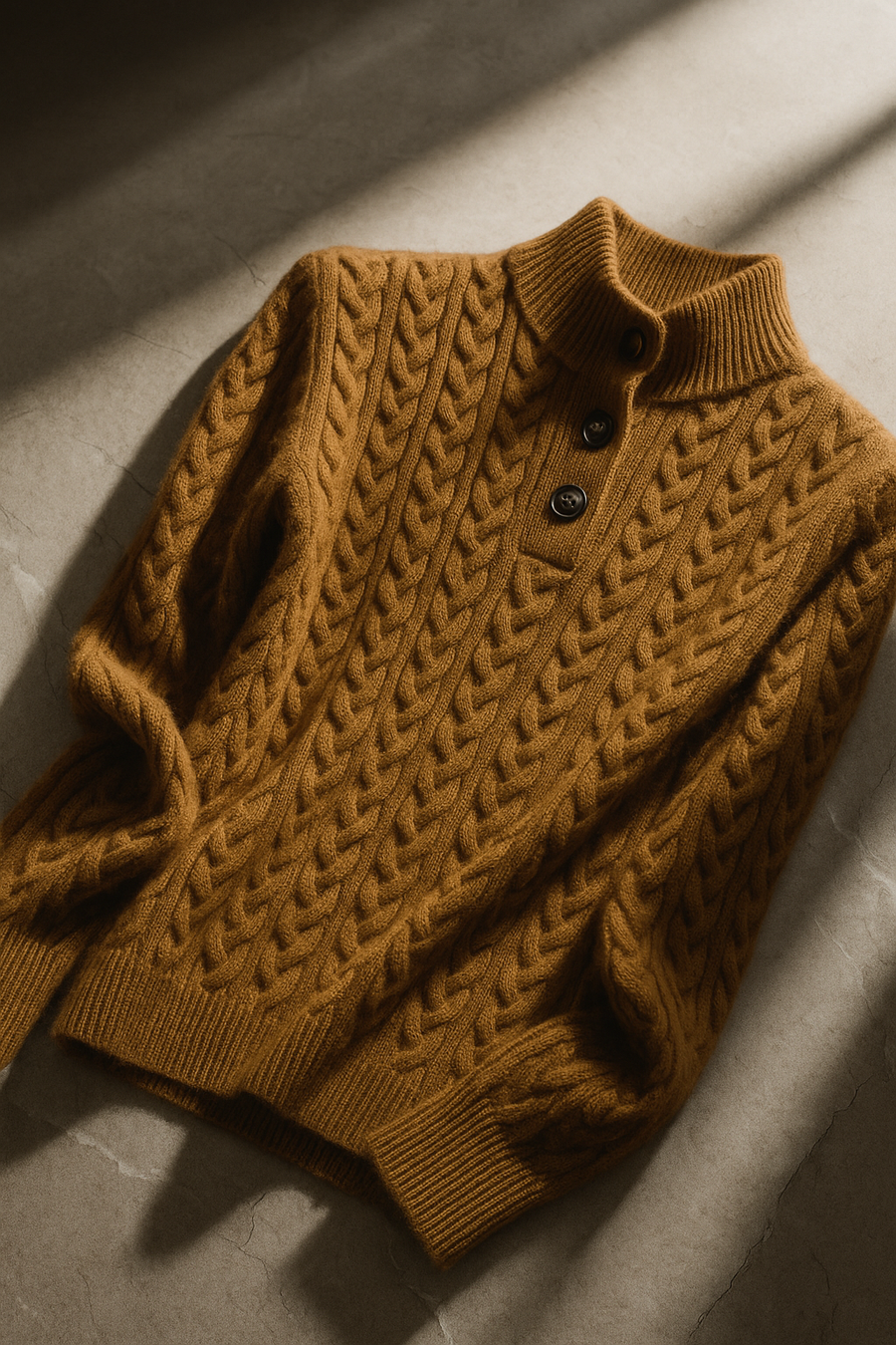 Ophelia | Button-Up Cable Knit Sweater for Women view 22