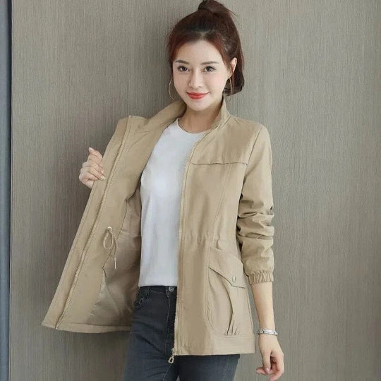 Kay | Women's Trench Coat – Lightweight Waterproof, Plus Size view 2