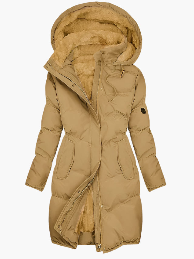 Harper | Women's Puffer Jacket – Quilted Hooded Winter view 3