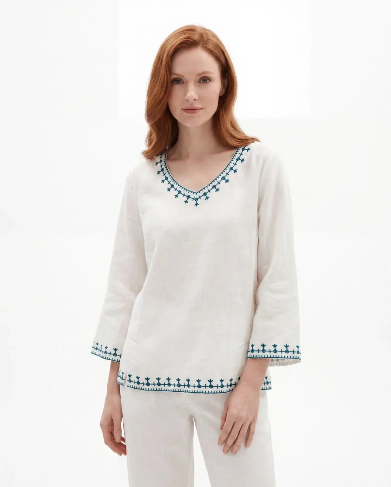 Helen white blouse
