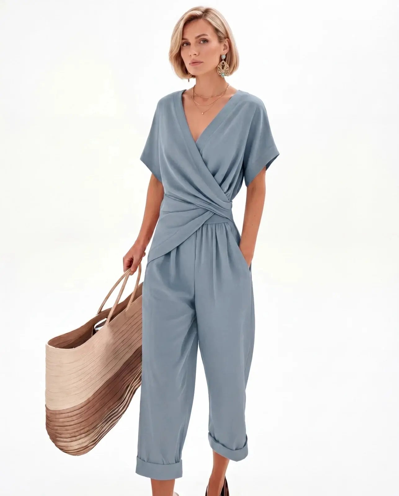 Sienna blue jumpsuit
