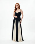 Ani | Black-and-White Maxi Dress
