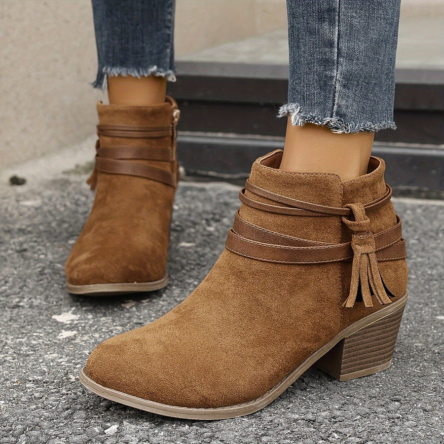 Solange | Chelsea Ankle Boot with Block Heel view 12