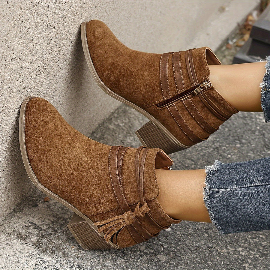 Solange | Chelsea Ankle Boot with Block Heel view 13