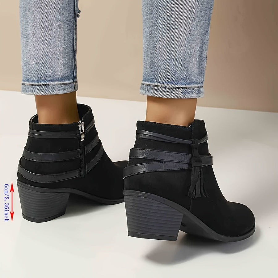 Solange | Chelsea Ankle Boot with Block Heel view 4