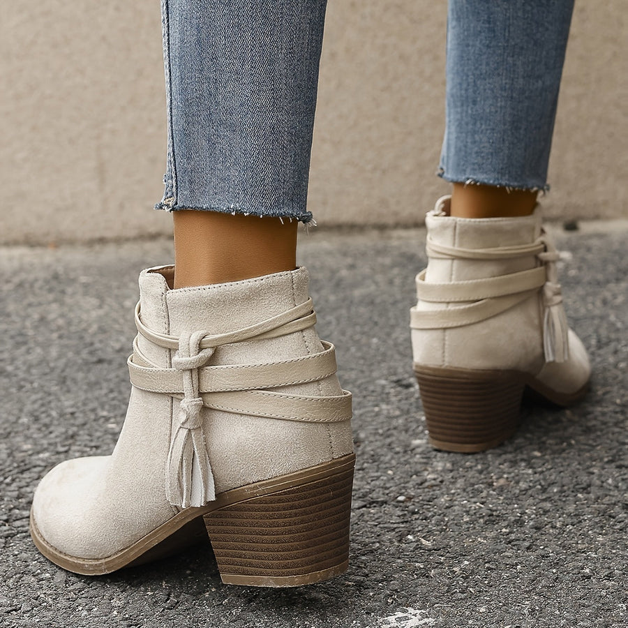 Solange | Chelsea Ankle Boot with Block Heel view 5