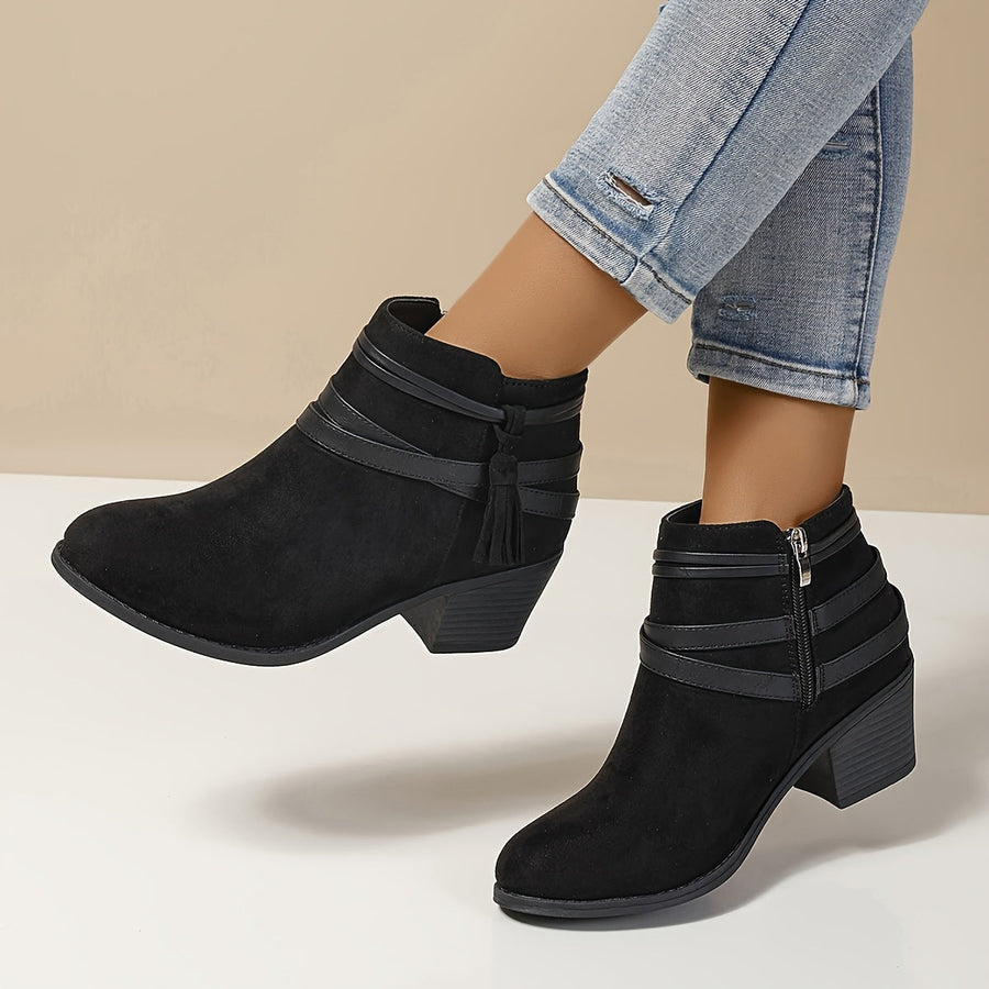 Solange | Chelsea Ankle Boot with Block Heel view 9