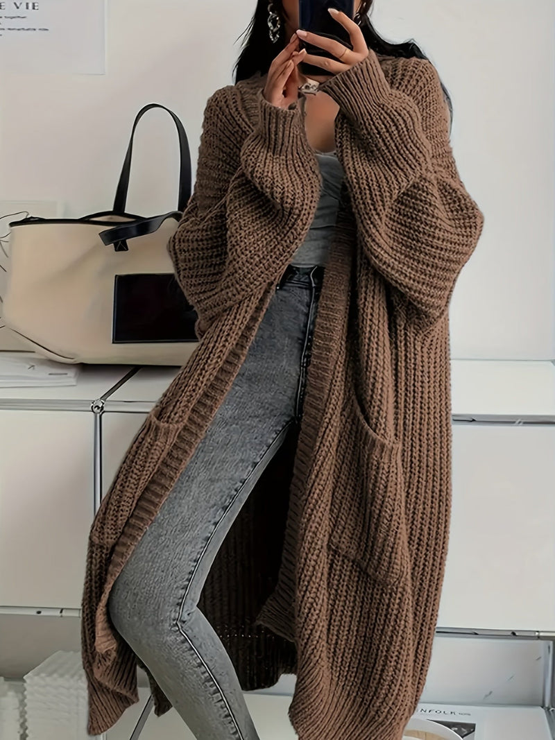 Rosalie | Women's Winter Cardigan – Oversized Long Knit