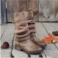 Adeline | Women's Winter Boots – Slouch Knit Shaft