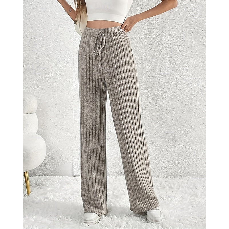 Paige | Women's Wide Leg Pants – High Waisted Flowy Trousers view 5