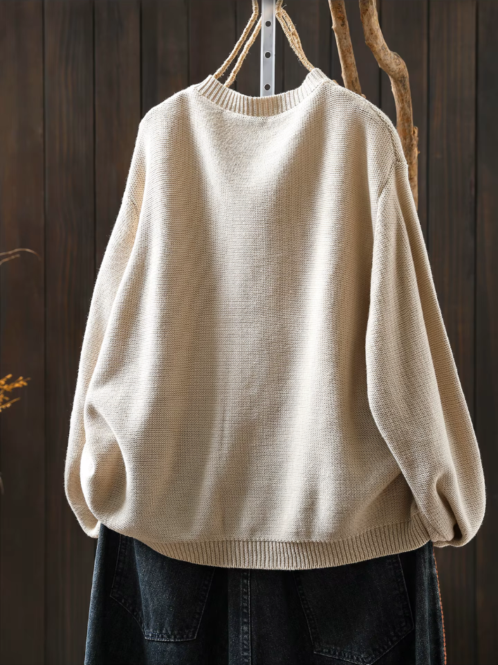 Paloma | Women's Winter Cardigan – Relaxed Fit Button-Up view 4