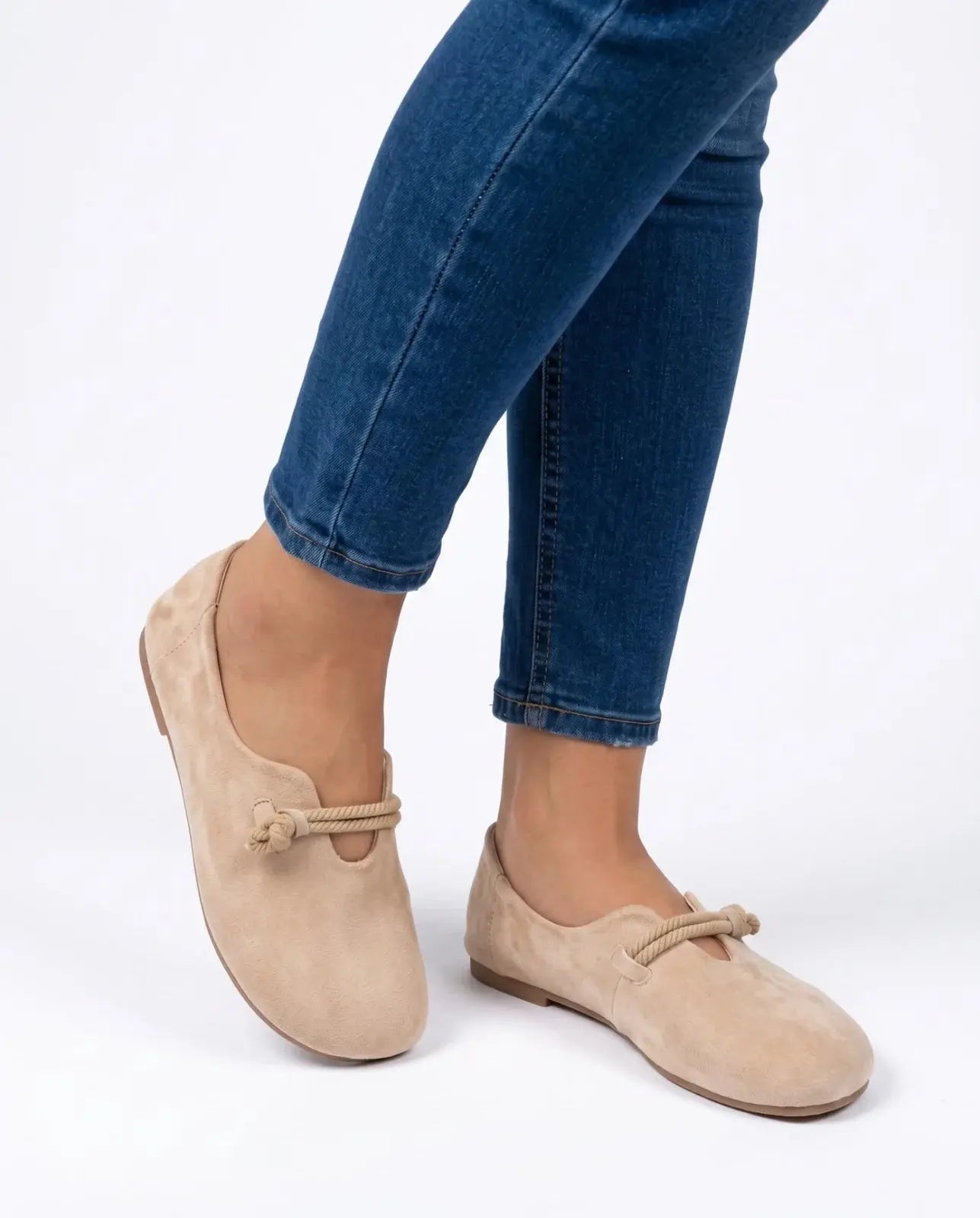 Camille beige flat