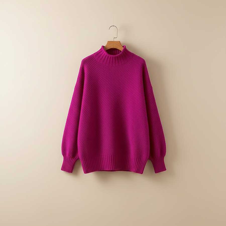 Farrah | Women's Winter Sweater – Mock Neck Knit view 10