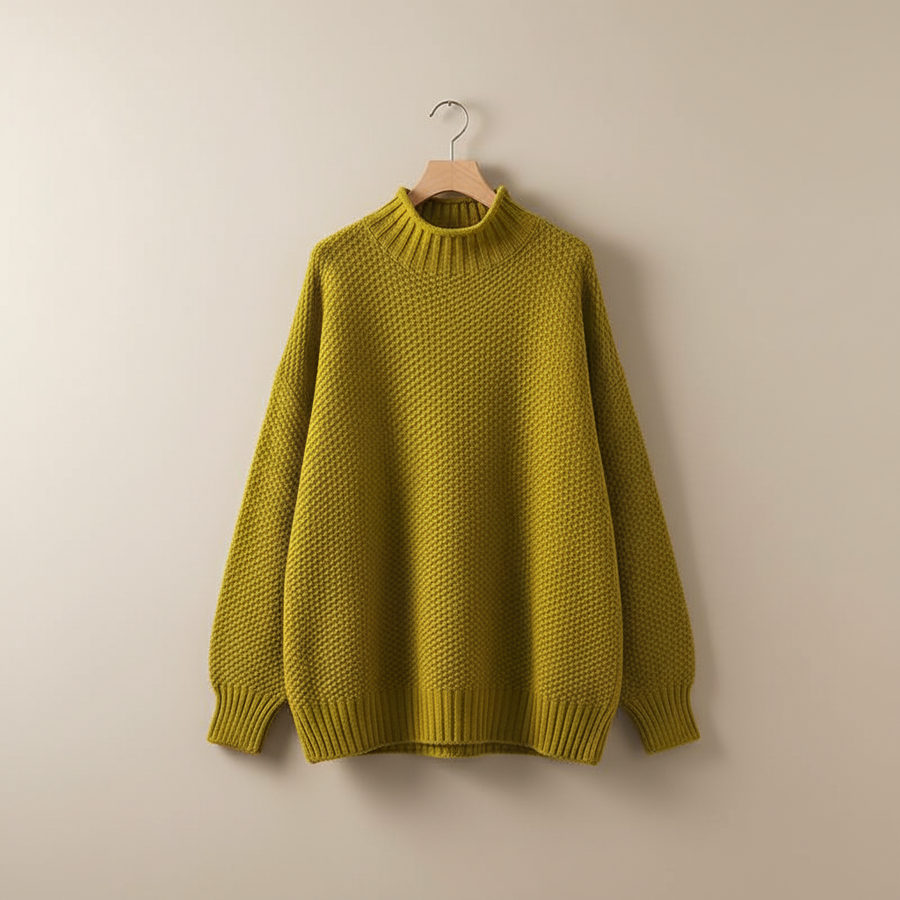 Farrah | Women's Winter Sweater – Mock Neck Knit view 11