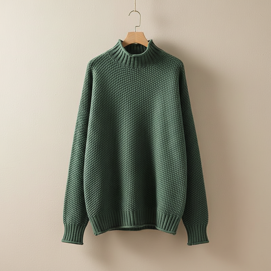 Farrah | Women's Winter Sweater – Mock Neck Knit view 4
