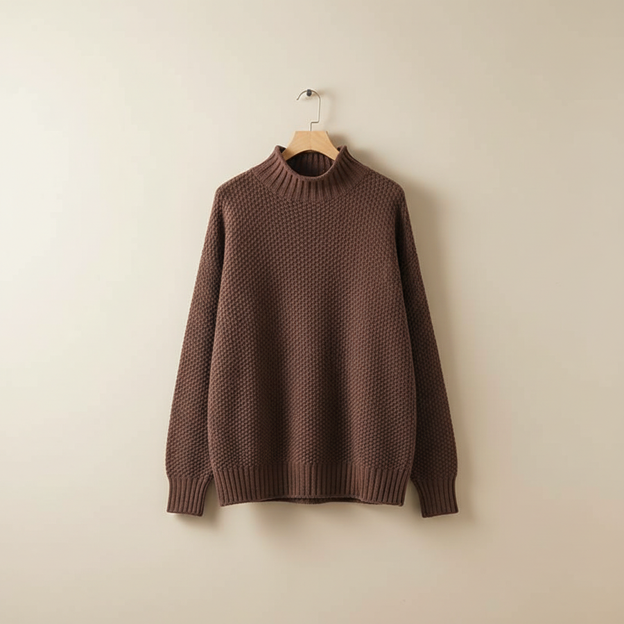 Farrah | Women's Winter Sweater – Mock Neck Knit view 5
