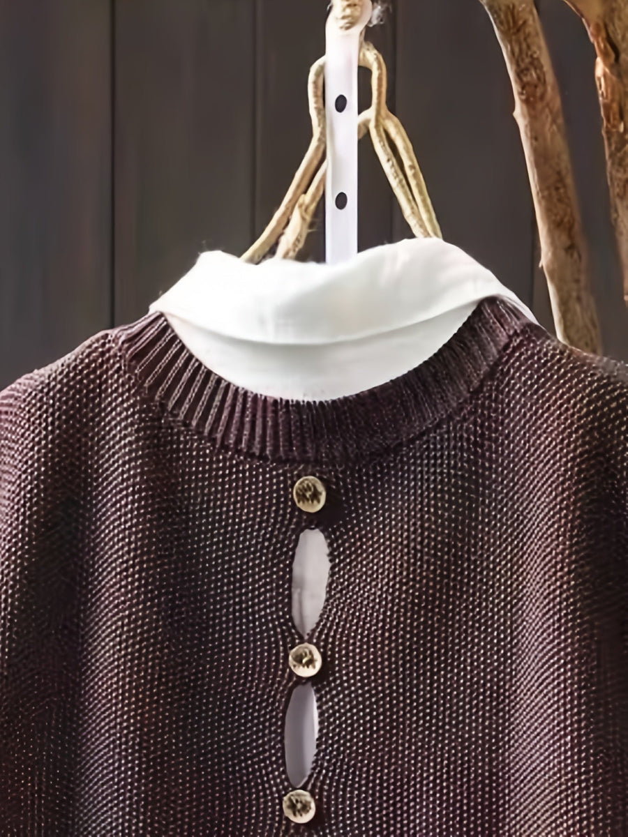 Rhoda | Women's Sweater Vest – Relaxed Fit Knit view 6