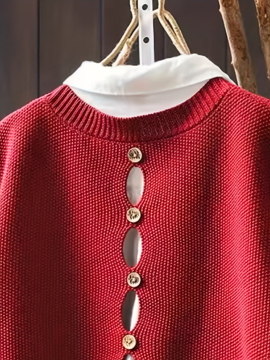Rhoda | Women's Sweater Vest – Relaxed Fit Knit view 9