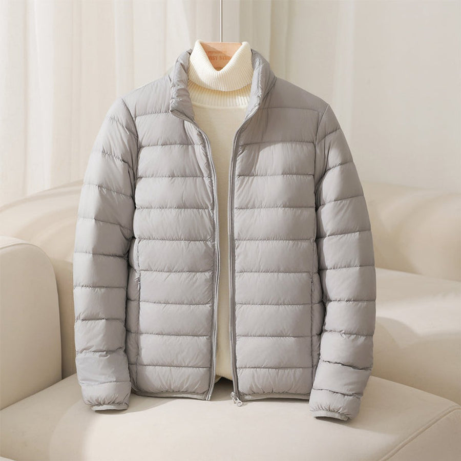 Naomi | Women's Puffer Jacket – Lightweight Quilted Stand Collar view 5