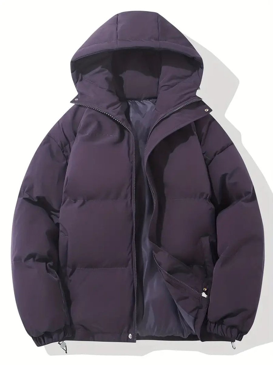 Fern | Women's Puffer Jacket – Hooded Oversized Zip-Up view 3