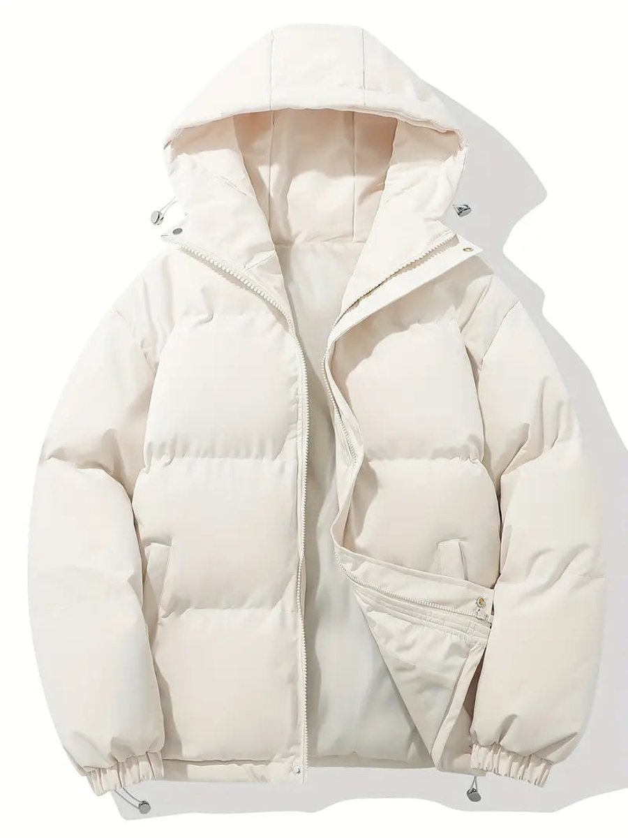 Fern | Women's Puffer Jacket – Hooded Oversized Zip-Up view 4