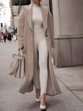 Delilah | Women's Winter Coat – Oversized Long Wool-Blend Lapel