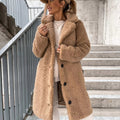 Frances | Women's Teddy Coat – Oversized Long Fleece, Plus Size