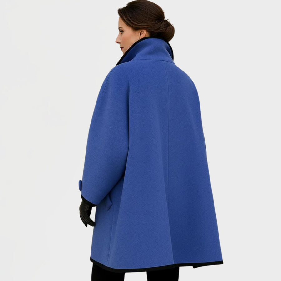 Gwendolyn | Women's Winter Coat – Oversized Wool-Blend Swing Coat view 2